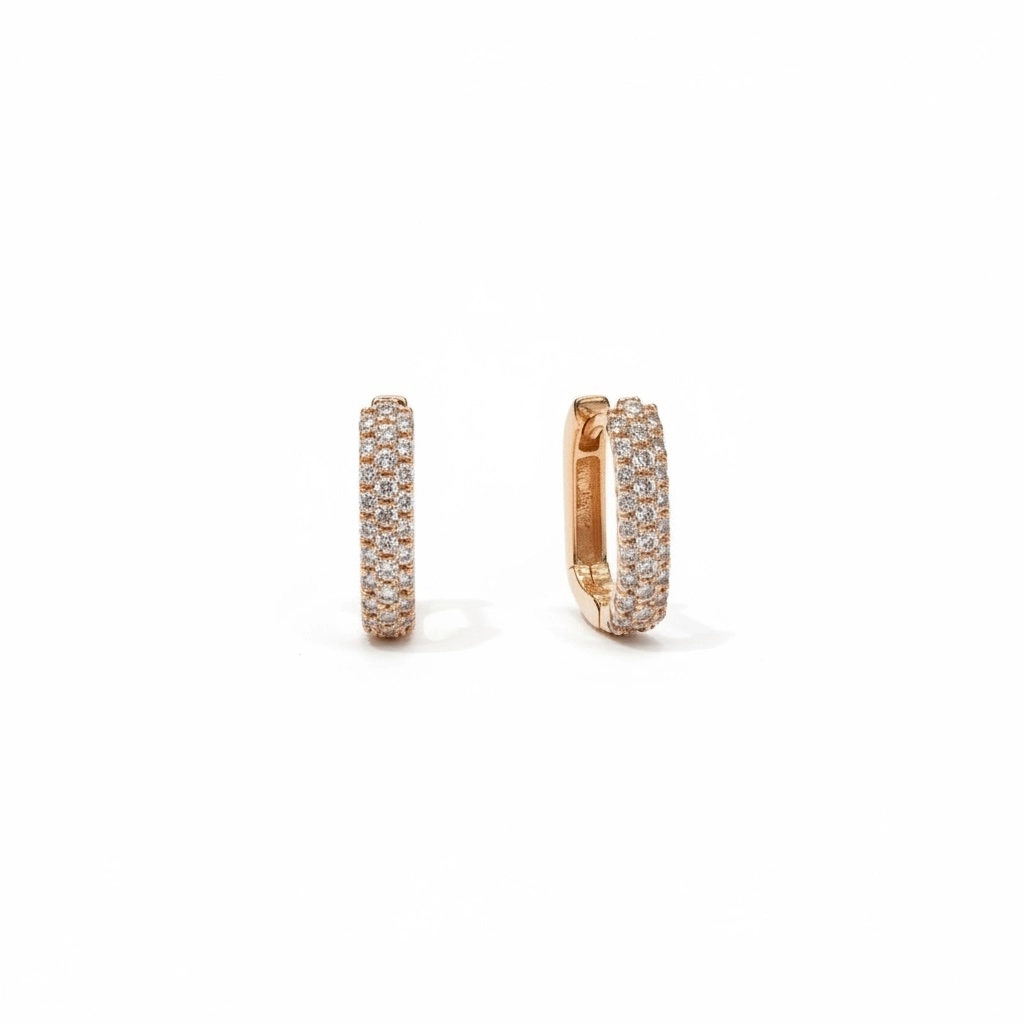 Mini Pave Küpe