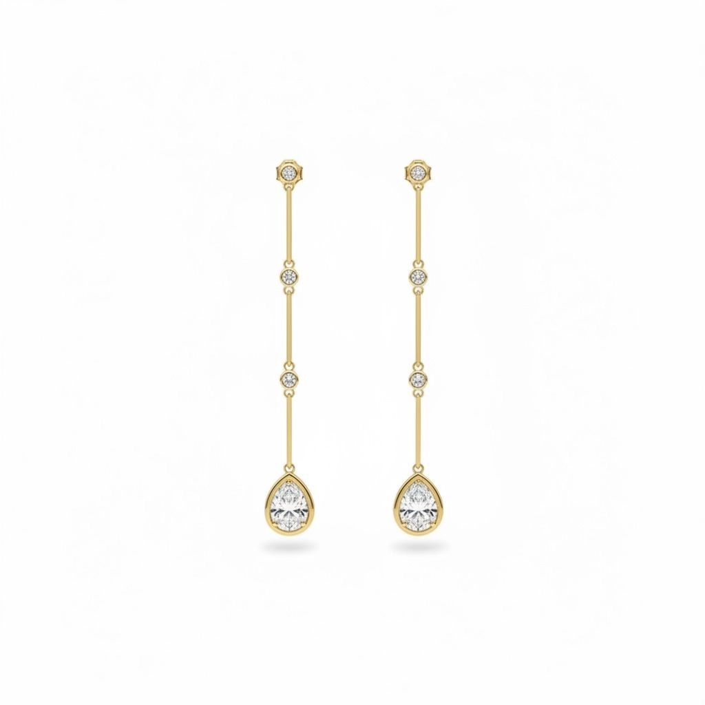 1.28 Ct Yeni Nesil Pırlanta Küpe