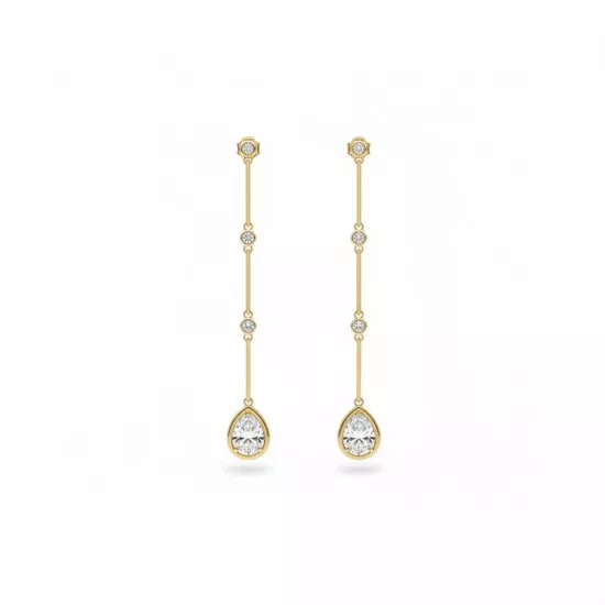 1.28 Ct Yeni Nesil Pırlanta Küpe